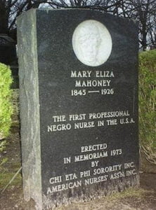 Mary Eliza Mahoney Grave