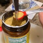 Measuring powder chicken bouillon
