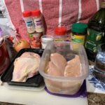 Ingredients for Pollo Guisado