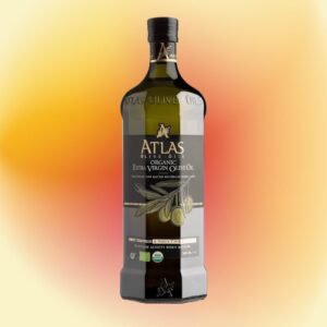 image of a bottle of extra virgin olive oil sold at Amazon