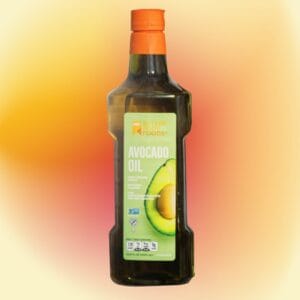 image of a bottle of Better Body Avocado Oil sold at Amazon