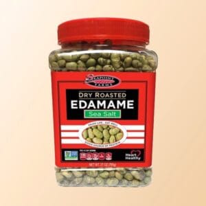 Image of dry roasted Edamame as a source of protein