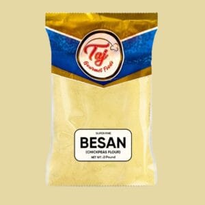 Image of a bag of chickpeas flour sold at Amazon