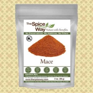 Image of a package of powder mace on sale at Amazon