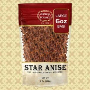 Image of a package of star anise on sale at Amazon